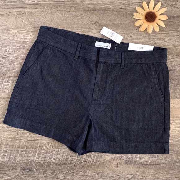 LOFT Pants - Loft Blue Denim Shorts Women’s Sz 8